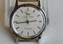 New export type Shuangling brand mechanical winding womens watch with silver metal strap two options to choose from