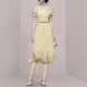 2022 new women's summer slim dress high-end sense royal sister style sexy off-shoulder ruffled dress