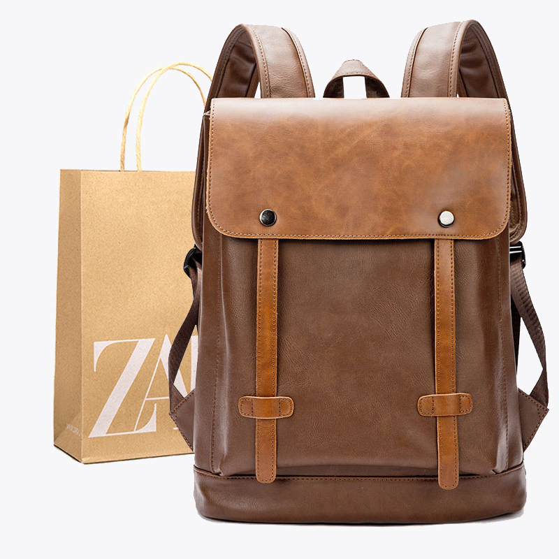 2026 New Style Japanese and Korean Retro Fashion Men's Backpack, Youth Casual Outdoor Trendy Travel Laptop Backpack