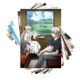 Hai nhân dân tệ anime poster tường sticker HD phim hoạt hình lớn Neil thời đại cơ khí 2b Hoa hậu xung quanh ký túc xá sinh viên