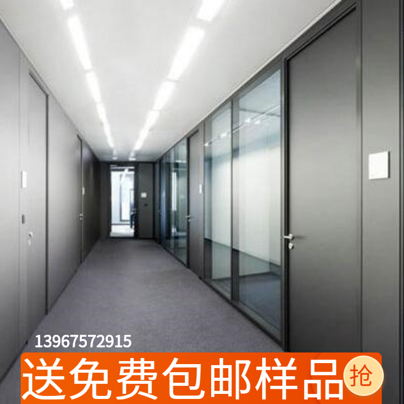 Prefabricated all-steel fireproof glass fiber reinforced plastic metal composite panel steel wall panel film steel plate hidden frame door invisible door