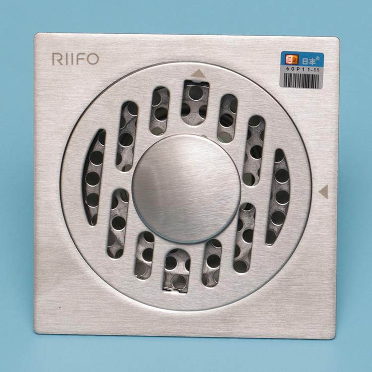 Guangdong Foshan Day Fung Bathroom 304 Stainless Steel Thickened Deodorizer Cosmetic room Washing machine Dual-purpose floor drain 735B