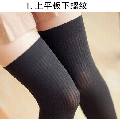 Phụ nữ cá tính mở giả mùa xuân và mùa thu cao vớ dễ thương mùa xuân pantyhose mùa hè jumpsuit phim hoạt hình dính liền Hàn Quốc.