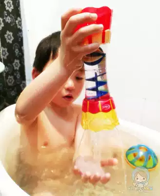 Promotional bath toy spray water starfish baby children's water Cup toy scoop water kaleidoscope color water leak Cup