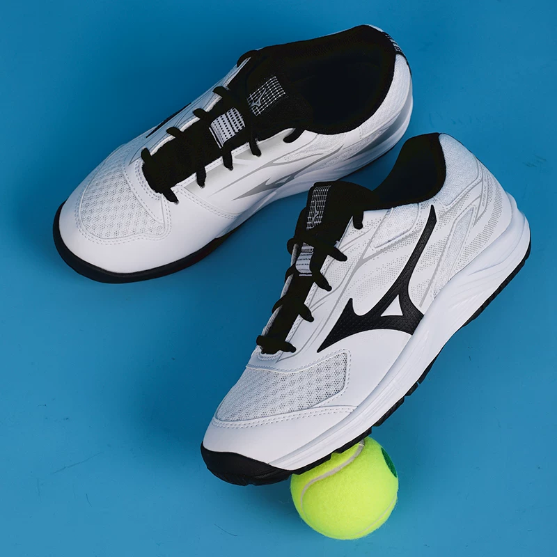 Дышащие износостойкие спортивные теннисные кроссовки Mizuno для бадминтона, для тренировок