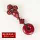 Аксессуар, ювелирное украшение, цвета киновари, 11mm