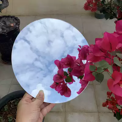 Acrylic mirror round children's toy plastic mirror without cutting hands safety mirror explosion proof imitation glass Non-shred mirror