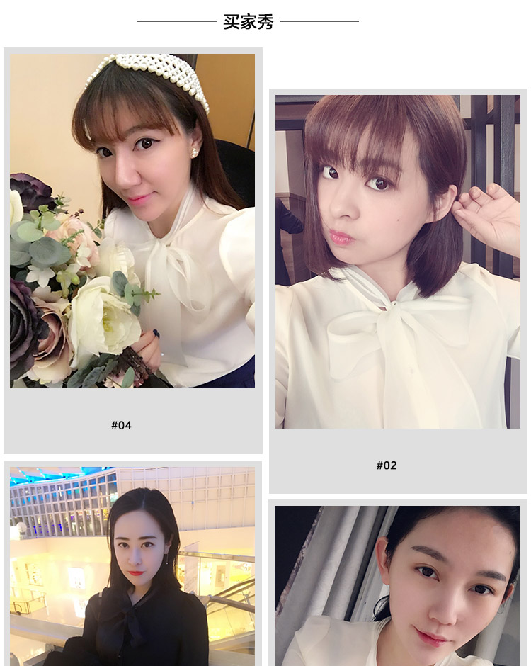 Chic đầu mùa thu voan áo sơ mi trắng nữ 2018 new loose bow áo sơ mi trắng nữ mùa hè dài tay áo sơ mi áo sơ mi nữ dài tay thời trang	