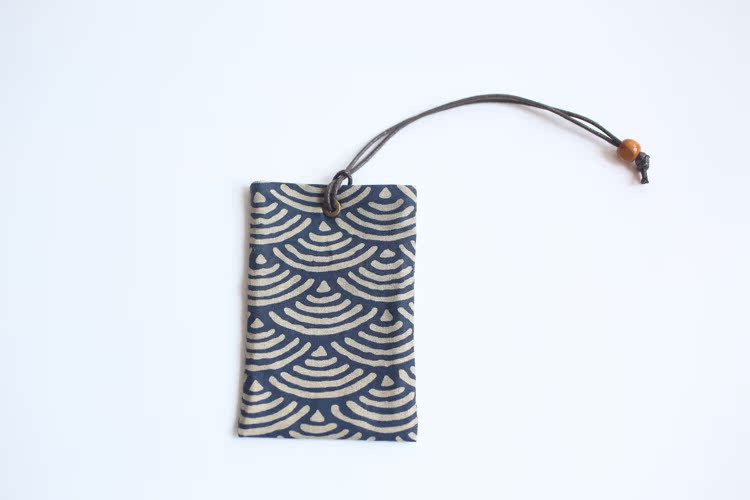 1 mảnh Handmade văn học retro vải giao thông sinh viên tàu điện ngầm thẻ xe buýt đặt gói thẻ ngân hàng truy cập dây đeo thẻ adidas