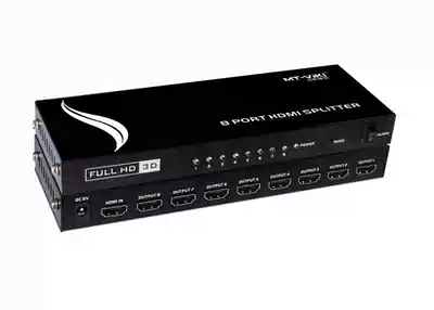 Maitao dimension MT-SP108M 8 HDMI distributor hdmi1 in 8 out one point eight HD splitter