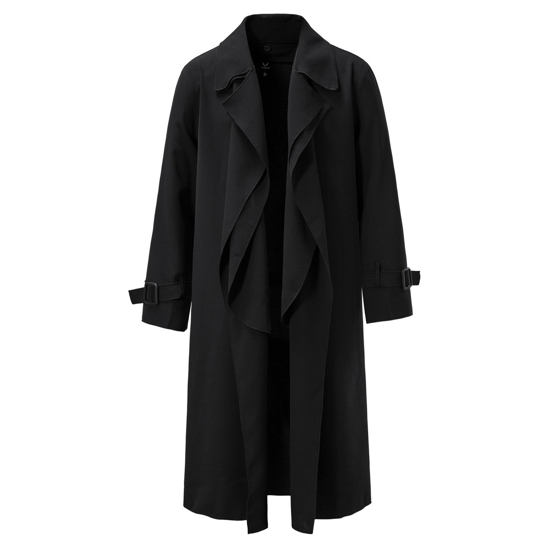 Spring new European style trendy men's trench coat, loose cloak jacket, medium to long, thin, hanging street trend_voghion.com