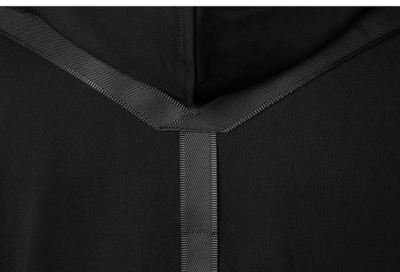 Heren hoodie oversized kapstrui in dark style voor heren_voghion.com