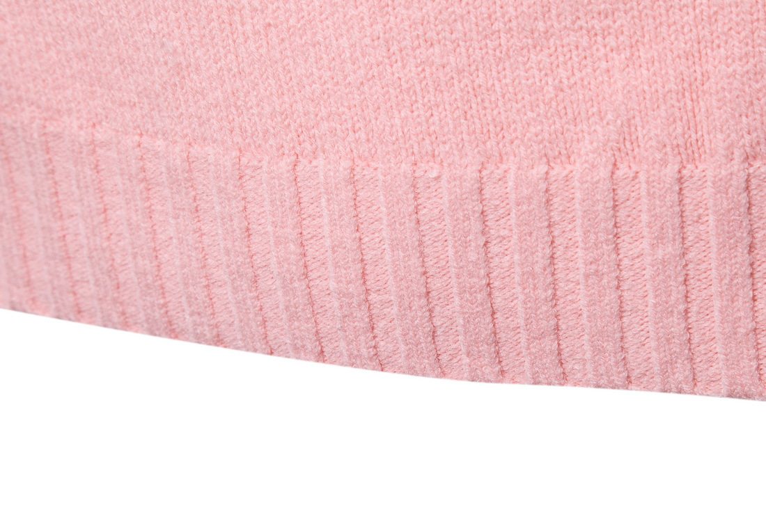 Herre striktrøje med høj hals strik til efterår og vinter_voghion.com