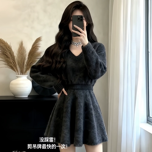 Корейский наряд 2025, супер горячая, уникальная, красивая, великолепная зимняя одежда, полный комплект юбок и костюмов с короткими юбками для женщин, новый стиль