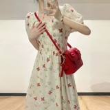 Летнее платье, комплект, цветочный принт, для формы тела «груша»