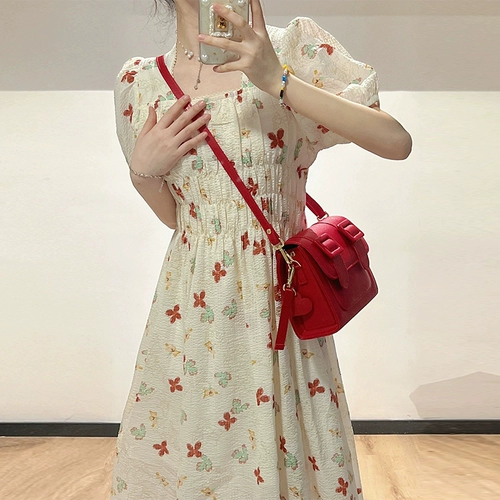 Летнее платье, комплект, цветочный принт, для формы тела «груша»