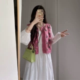 Трикотажный лонгслив, весеннее платье, комплект, 2025 года