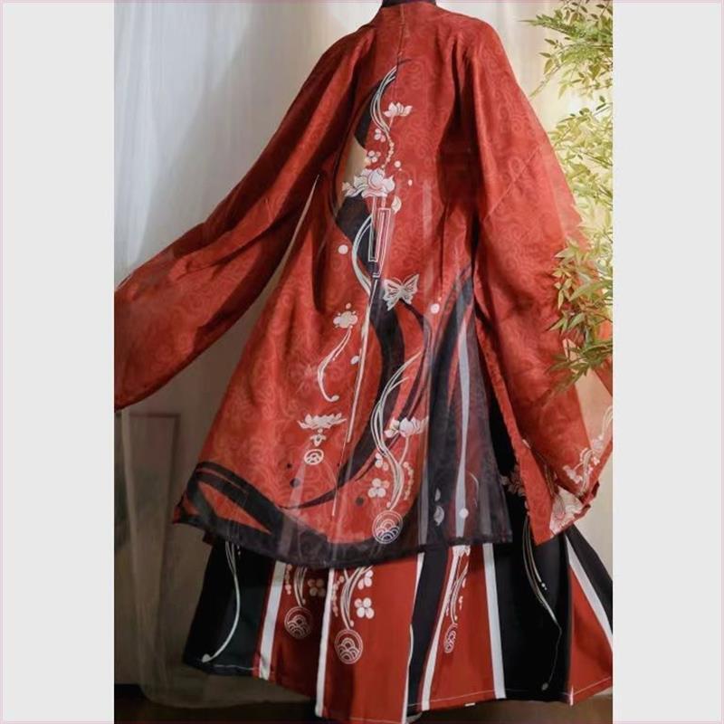 Chinese-Style Cosplay Costume, New Traditional Chinese Style Hanfu for Men and Women, Chinese-Style Wide-Sleeved Shirt, Waist-Length Ancient Costume, Ethereal Hanfu Set