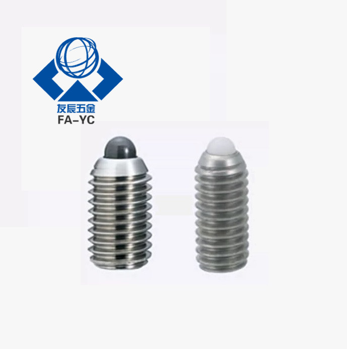 Stainless steel nylon head spring plunger SPRY SPRK3 4 5 6 8 10 12 16