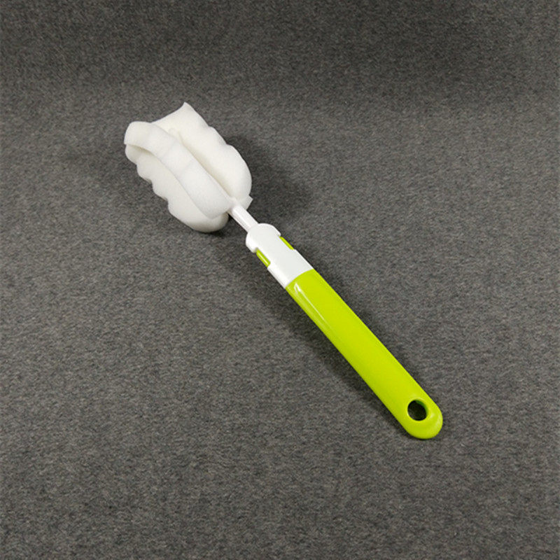 Lengthened sponge cup brushed large head sponge wash cup brush