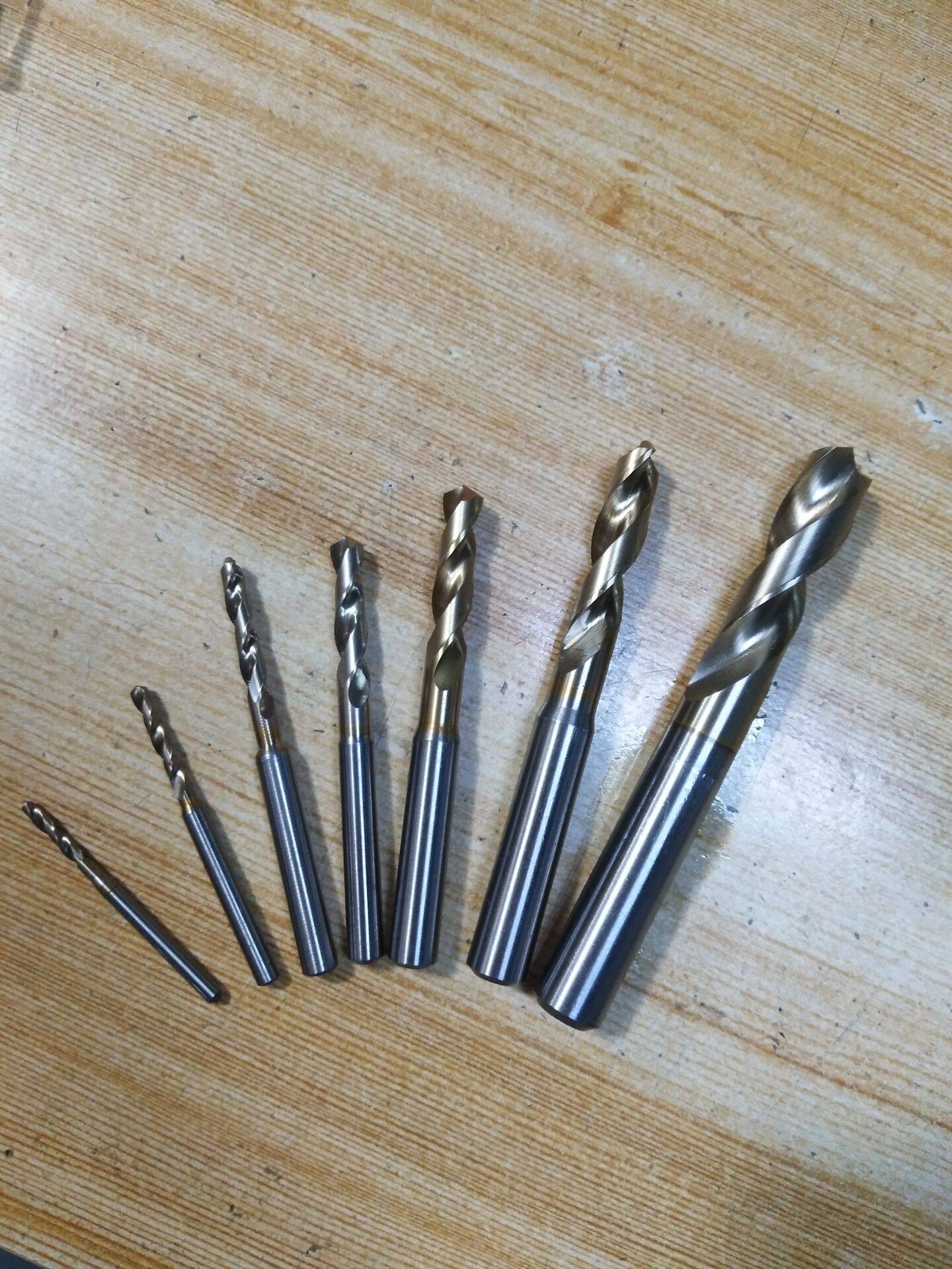 Dingtai high-speed drill bit VA powder metallurgy high-speed steel drill bit stainless steel special white titanium plated drill special promotion