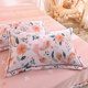 100% pure cotton thick brushed spring and autumn single household pillowcases pair of student dormitory cotton pillowcases 2 pack