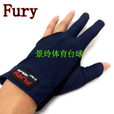 Перчатки для бильярда fury威利台球杆手套三指手套露指左手男职业专用斯诺克桌球用品