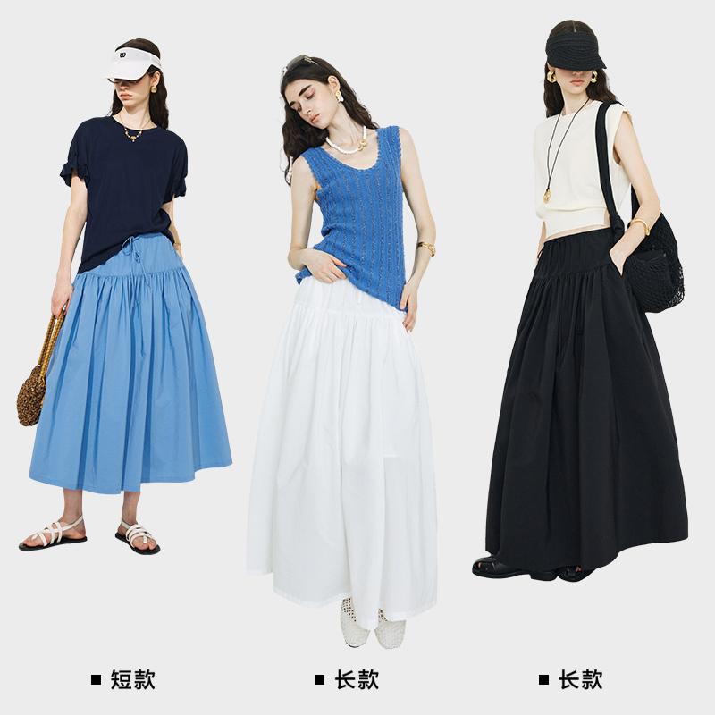 R0W Style Half Skirt, Loose-Fitting Slim Waist Tower Skirt, Thin and Not Easy to Wrinkle, Xinjiang Cotton Tc Fashion Material B37162 Now Available R0W Style Half Skirt, Loose-Fitting Slim Waist Tower Skirt, Thin and Not Easy to Wrinkle, Xinjiang Cotton Tc Fashion Material B37162 Now Available