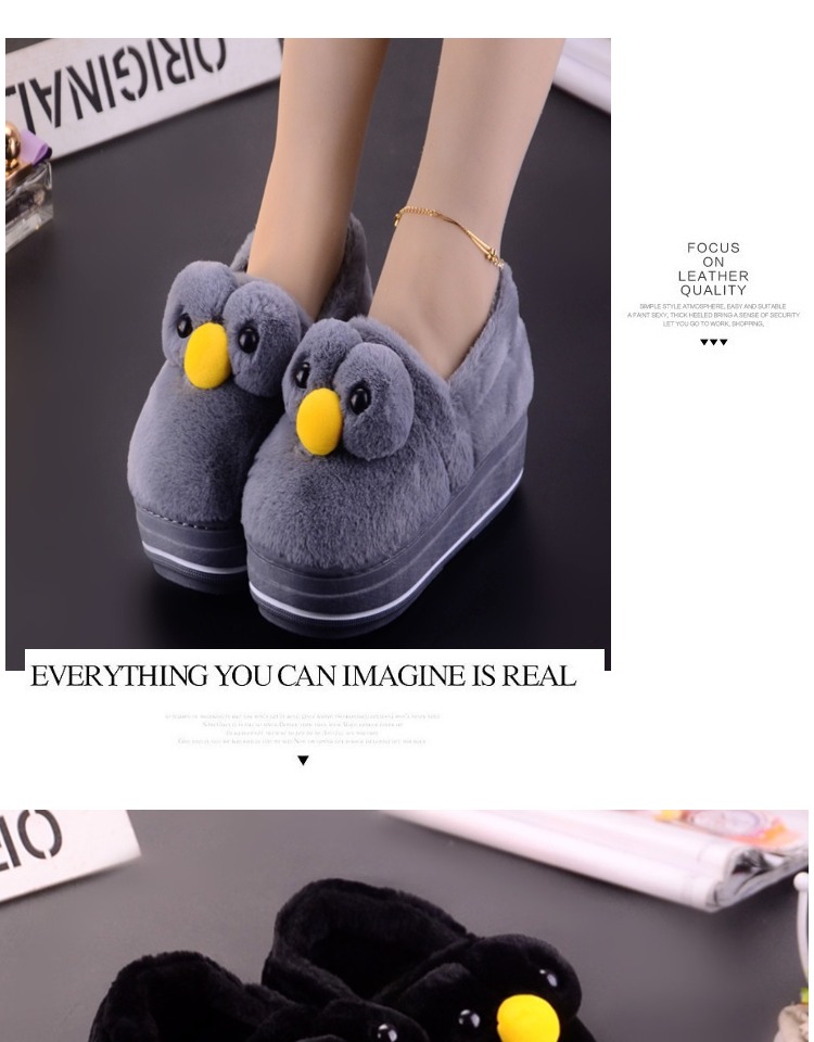 Dép cotton mùa đông 2018 mới dép hm nữ chính hãng
