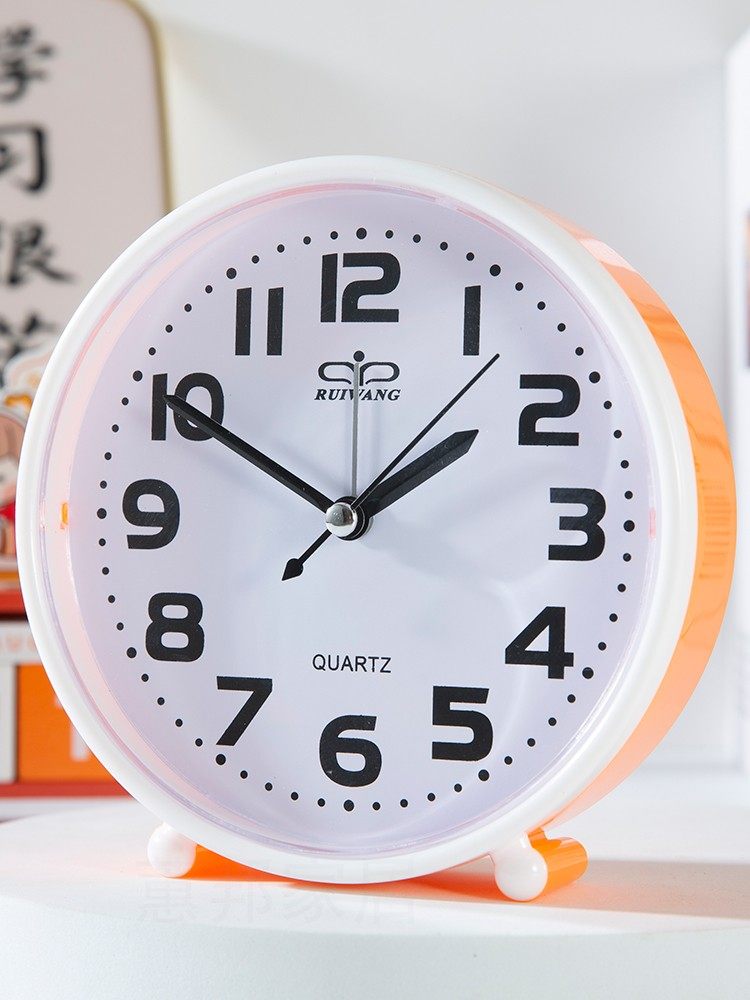 Large Print Clock for the Elderly, Desktop Clock with Clear Dial, Bedside Clock for Students and Children, New Desktop Alarm Clock