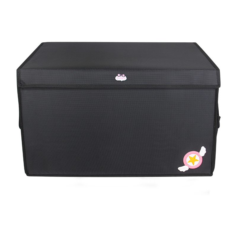 On-board Storage Tank Car Trunk Storage Multifunction Passable Fold Finishing Adorable Mesh Red Interior Automotive Supplies