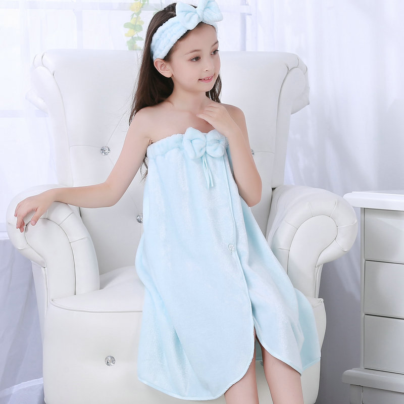 Mùa xuân và mùa thu mùa đông áo choàng tắm flannel cô gái quấn ngực cô gái dễ thương áo ngủ ống top san hô lông cừu khăn tắm đồ ngủ áo choàng ngủ dài nữ