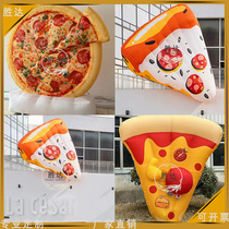 Inflatable Cartoon Outdoor Publicity Decoration Door Head Pizza Sweet Bread Food Gourmet Modèle Qi Die Luminous Props