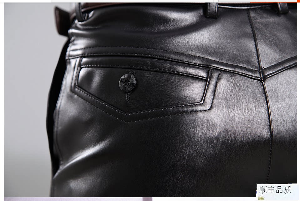 Pantalon cuir homme en vrac pour automne - Ref 1488129 Image 23