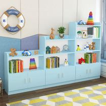 Simple bookshelf bookcase storage rack home simple floor combination childrens multi-layer storage rack storage cabinet