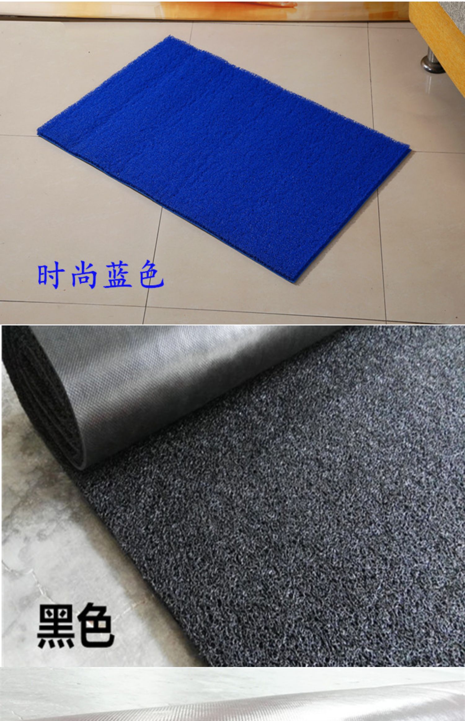 Thảm có thể được cắt dày dây vòng thảm nhà sàn thảm cửa cầu thang PVC ngoài trời thảm không thấm nước - Thảm sàn thảm chống trượt nhà tắm