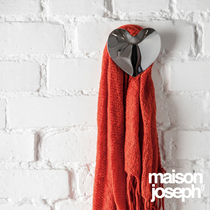 Zieta contemporary art installation HEART coat hook wall decoration heart-shaped stainless steel Valentines Day gift living room