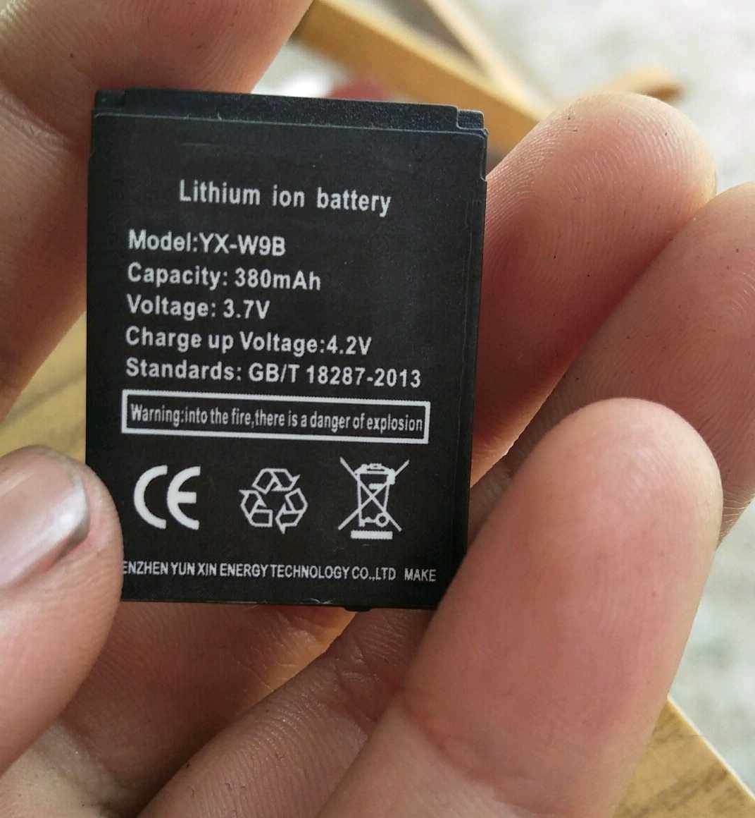 YX-W9B YX-W9B battery WX-W9A smart hand YX-S1 table phone battery YQ-NX9 Phone watches battery Q-15