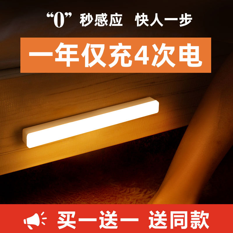 Human induction lamp led bulb super bright energy-saving light strip home intelligent ceiling radar corridor magnetic sound and light control