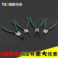 Tuosen 7 inch kìm tuần hoàn giữ kìm vòng bên ngoài thẻ bên trong trục khuỷu thẻ với công cụ tháo lắp lò xo kẹp tay sung ban keo