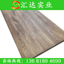 Old elm board weathered wall panel stairs step retro nostalgic ceiling homestay decoration solid wood desktop old door panel