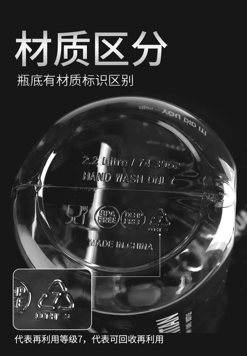 网红爆款 吨吨桶 2.2L运动水壶 券后14.9元包邮 买手党-买手聚集的地方