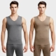 2 chiếc áo vest nam liền mạch ấm áp cộng với phần nhung mỏng trẻ trung Áo lót mỏng lót nhiệt mùa thu đông