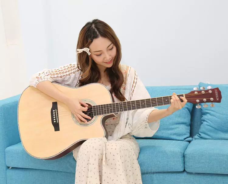 40 inch 41 inch dân gian guitar acoustic người mới bắt đầu guitar sinh viên mới thực hành giới thiệu nhạc cụ unisex - Nhạc cụ phương Tây