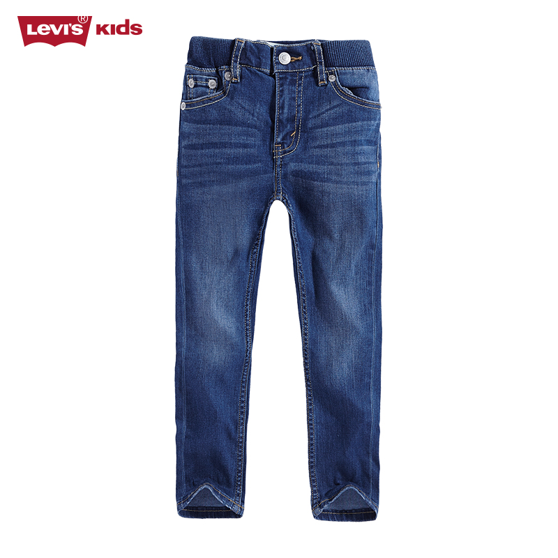 Mang Levi của trẻ em của Levi Official 2020 Summer Boys Big Kids Casual Loose eo dệt kim Jeans