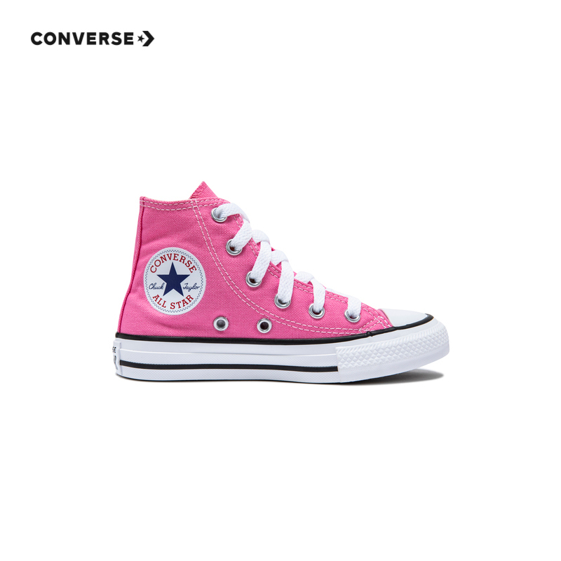Кеды CONVERSE детские кроссовки 2022 летние новые детские ботинки девочки малышки высокие поверху розовые канвасовые кроссовки модные