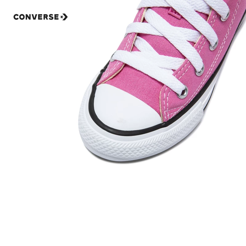 Кеды CONVERSE детские кроссовки 2022 летние новые детские ботинки девочки малышки высокие поверху розовые канвасовые кроссовки модные