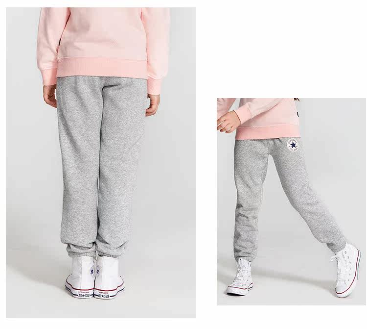 Converse, осенние флисовые конверсы, удерживающие тепло детские спортивные трикотажные штаны для отдыха, детская одежда, подходят для подростков converse / Converse 