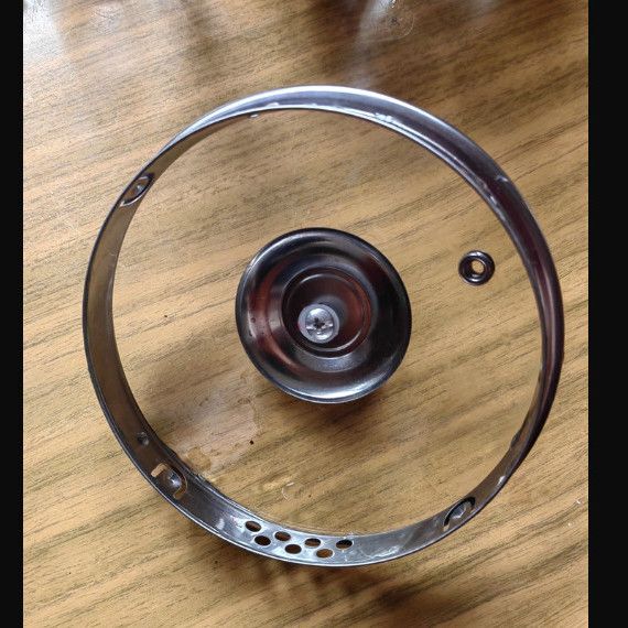 Health Pot Lid Tempered Glass Lid Universal Type 1.2L/1.5L/1.8L/2.0L Upper Lid Glass Pot Accessories