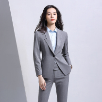 Business suits womens formal wear fashionable temperament celebrities high-end suits hotel front desk work clothes womens autumn and winter